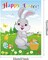 Easter Game for Kids, Pin The Tail on The Bunny, Pin The Egg on The Bunny with 24 Tails